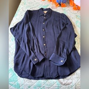 New Men’s Stubbs Blue Dress Shirt